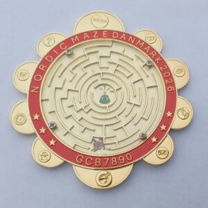 Nordic Maze 2026 coin med kuglelabyrint- nikkel