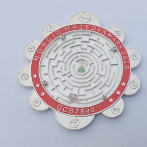 Nordic Maze 2026 coin med kuglelabyrint nikkel